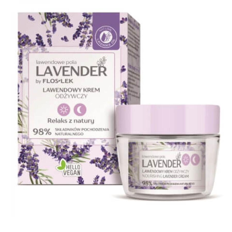 Flos Lek Nourishing Day and Night Cream with Lavender, 50 ml