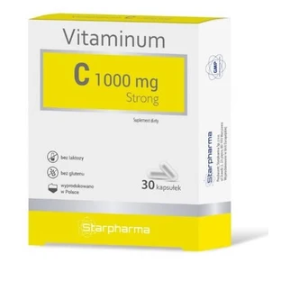 Vitamina C, 1000 mg, Fuerte, 30 cápsulas
