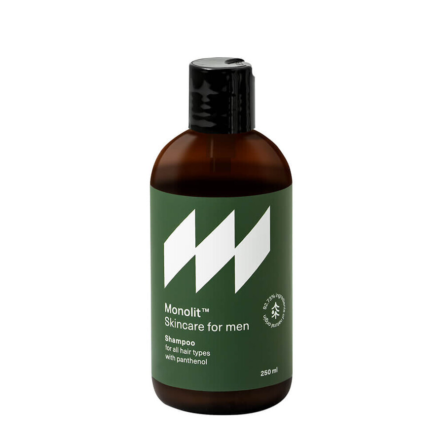 Cumpără Monolith Skincare For Men Șampon cu pantenol pentru toate tipurile de păr, 250ml Monolith Skincare For Men Șampon cu pantenol pentru toate tipurile de păr, 250ml