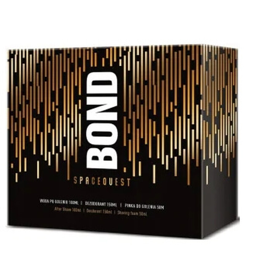 Bond Spacequest Aftershave Kit 100ml + Deodorant 150ml + Spumă de ras 50ml