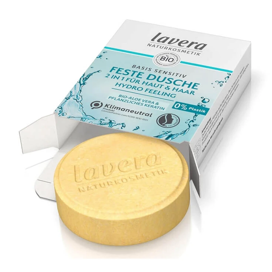Lavera, Feste Dusche, Duschwürfel, 50g