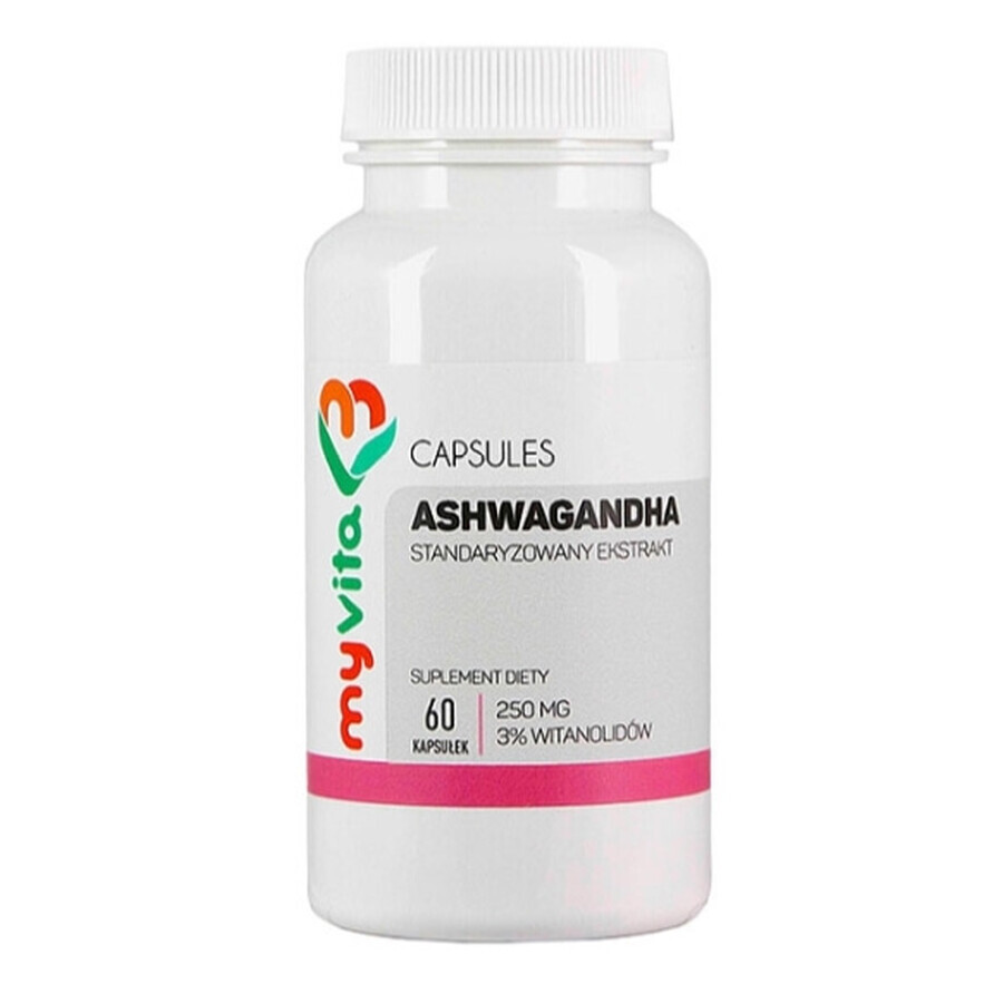 MyVita, Ashwagandha, 60 capsules
