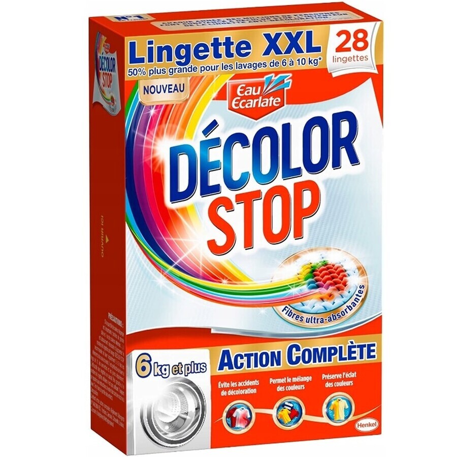 Decolor Stop, salviette fermacolore Action Complete, 28 pezzi