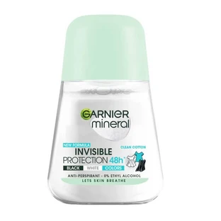 Garnier Mineral Invisible Protection Clean Cotton Antitranspirant Roll-on, 50ml