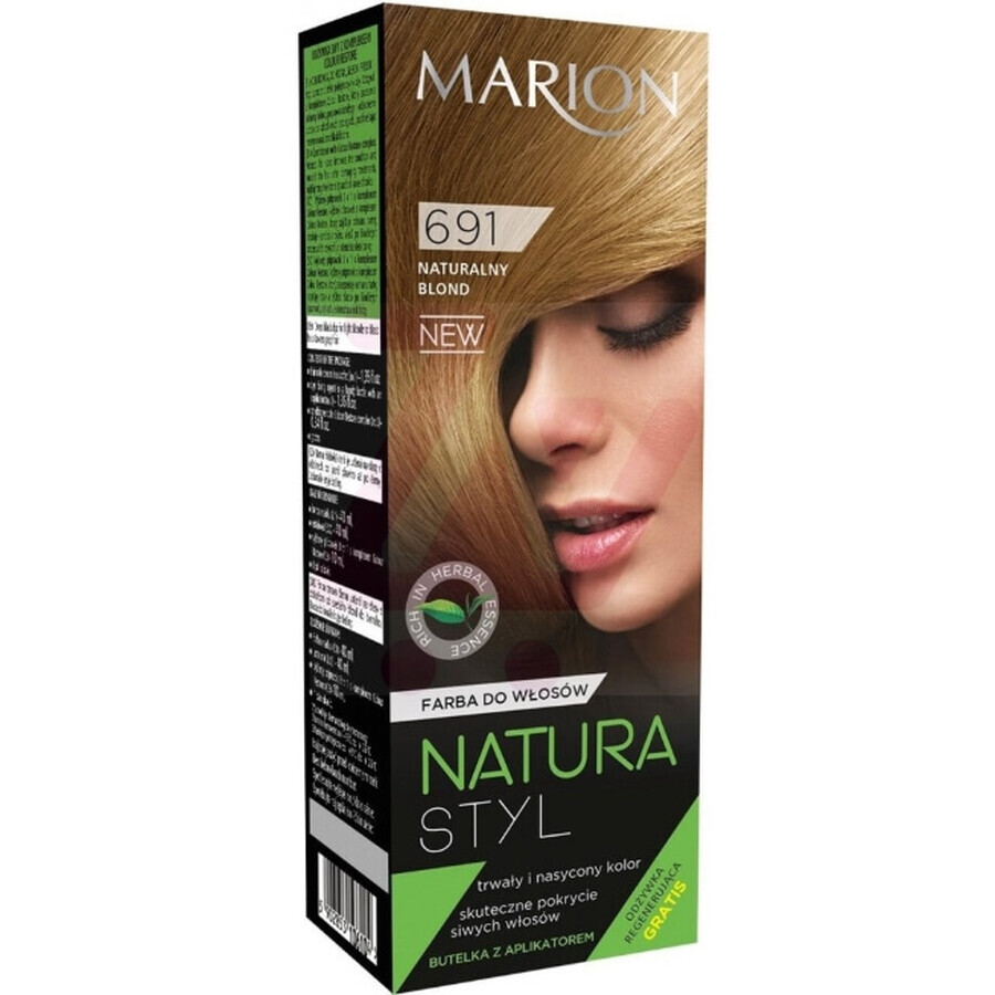 Marion 691 Natuurlijk blond waskleur 80 ml + was 10 ml