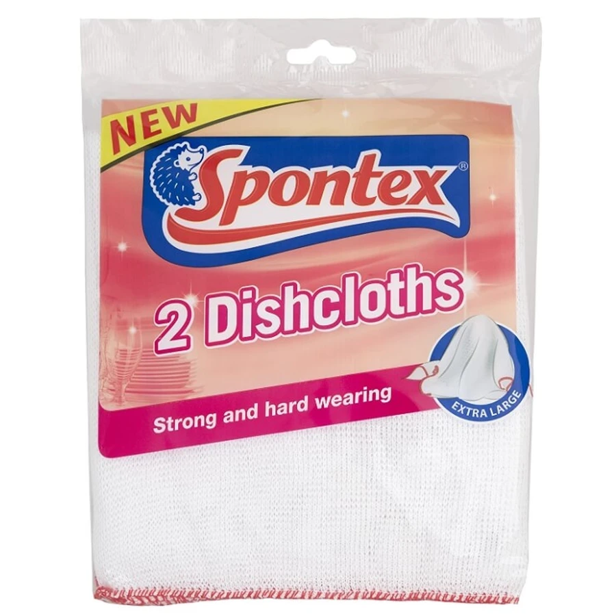 Spontex, 2 vaatdoekjes, vaatdoekjes, 2 stuks