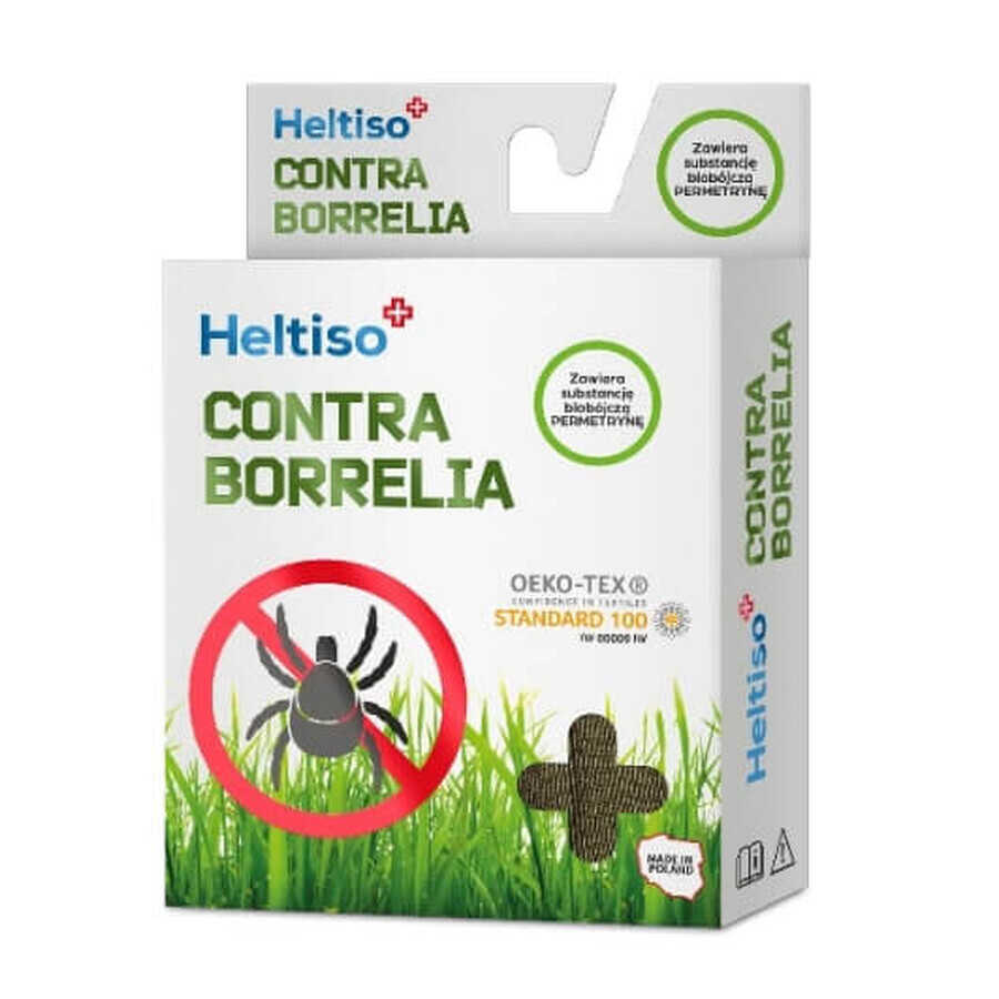Heltiso Against Borrelia Without braces for children size 92/128, 2 pcs - Long term!