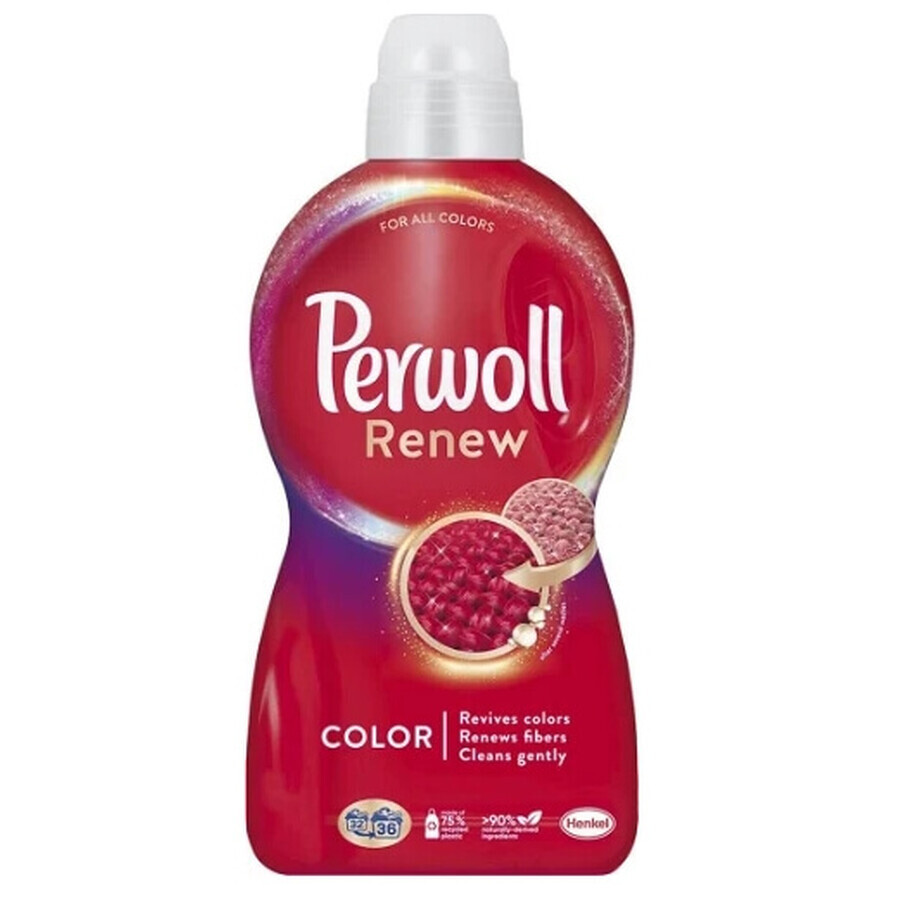 Perwoll Renew Colour, detersivo per bucato, 1,98 l