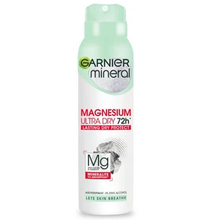 Garnier Magnesio Mineral Spray Antitranspirante Ultra Seco, 150ml