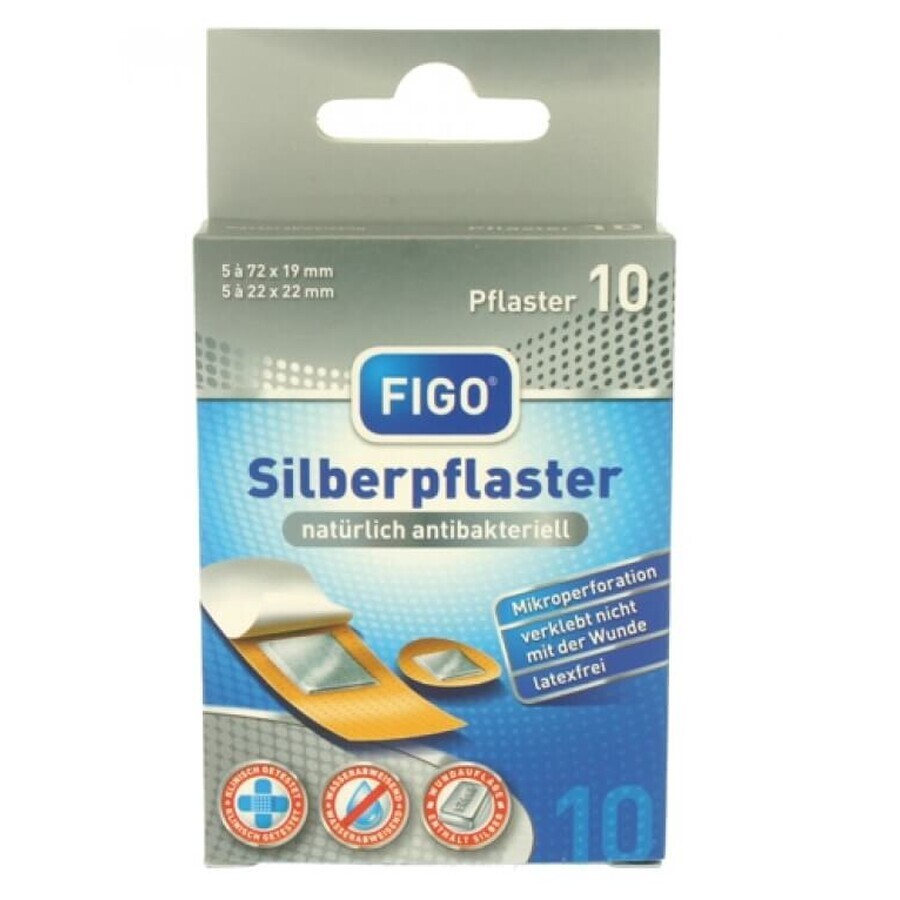 Figo antibacteriële pleisters, 10 stuks