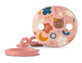 Suavinex, pacifier clip for forest pacifier, pink