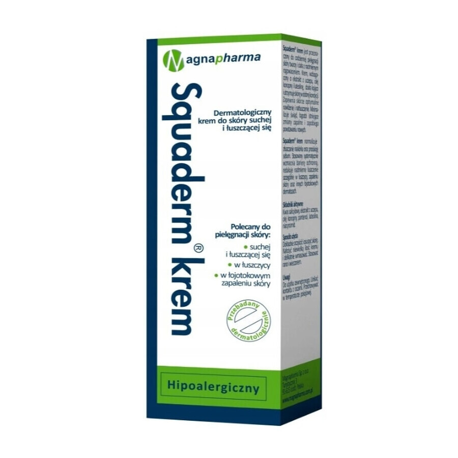 Squaderm Cremă dermatologică pentru piele uscată și sărăcită, 100 ml