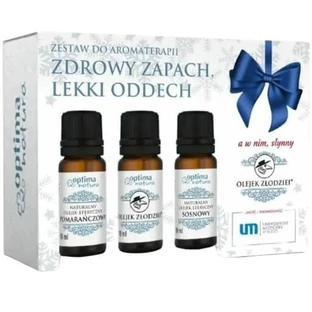Optima Natura Aromatherapiepakket met gezonde geur Sinaasappel 10 ml + Zodziei 10 ml + Dennen 10 ml