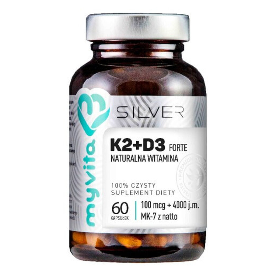 MyVita Silver Vitamin K2+D3 Forte 60 capsules
