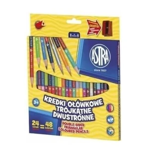 Astra, lápices dúplex, 48 colores