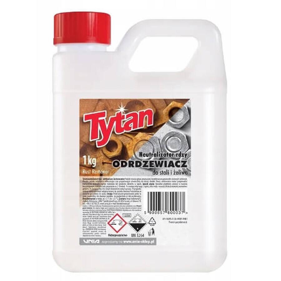 Eliminador de óxido de titanio, acero y hierro, 1 kg