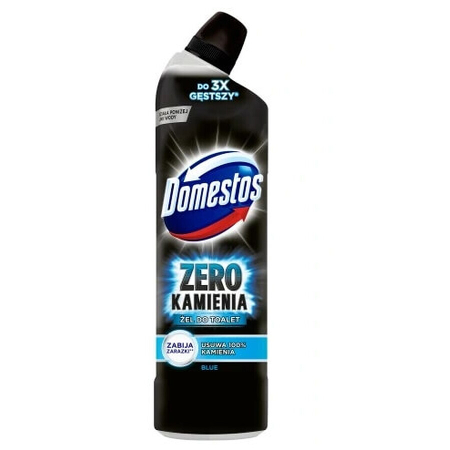 Domestos Zero Lime Detergente per WC blu, 750 ml