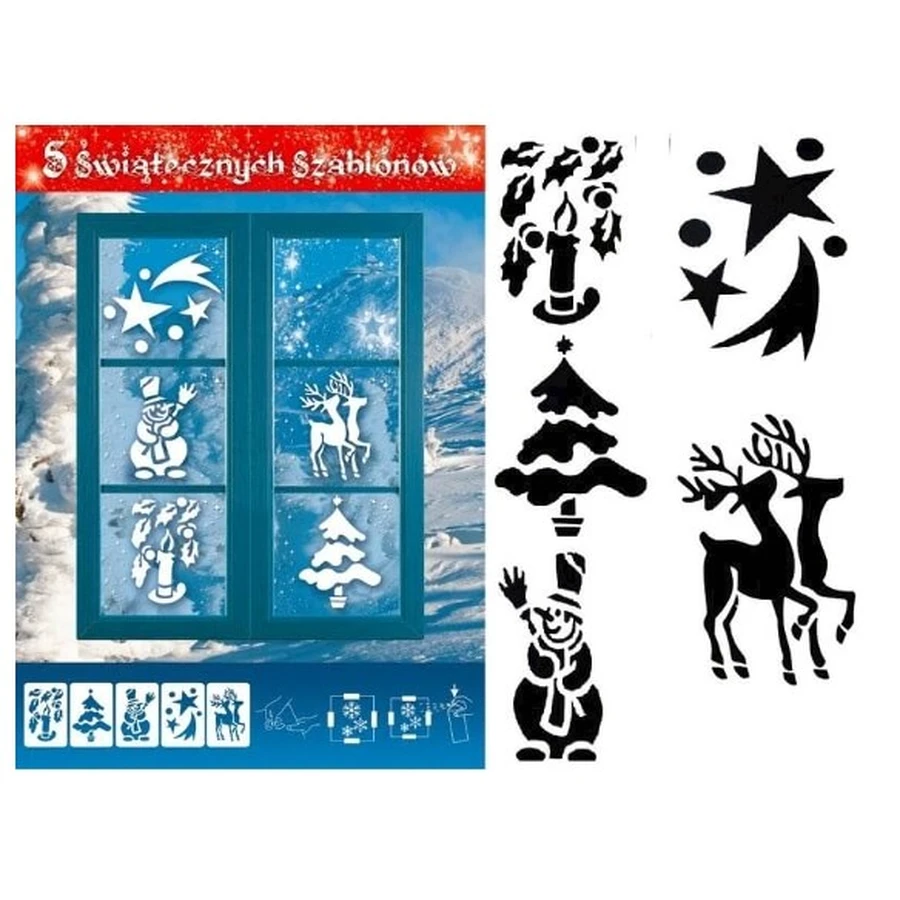 Aliga, Decoratiestencils, vee, 5 stuks