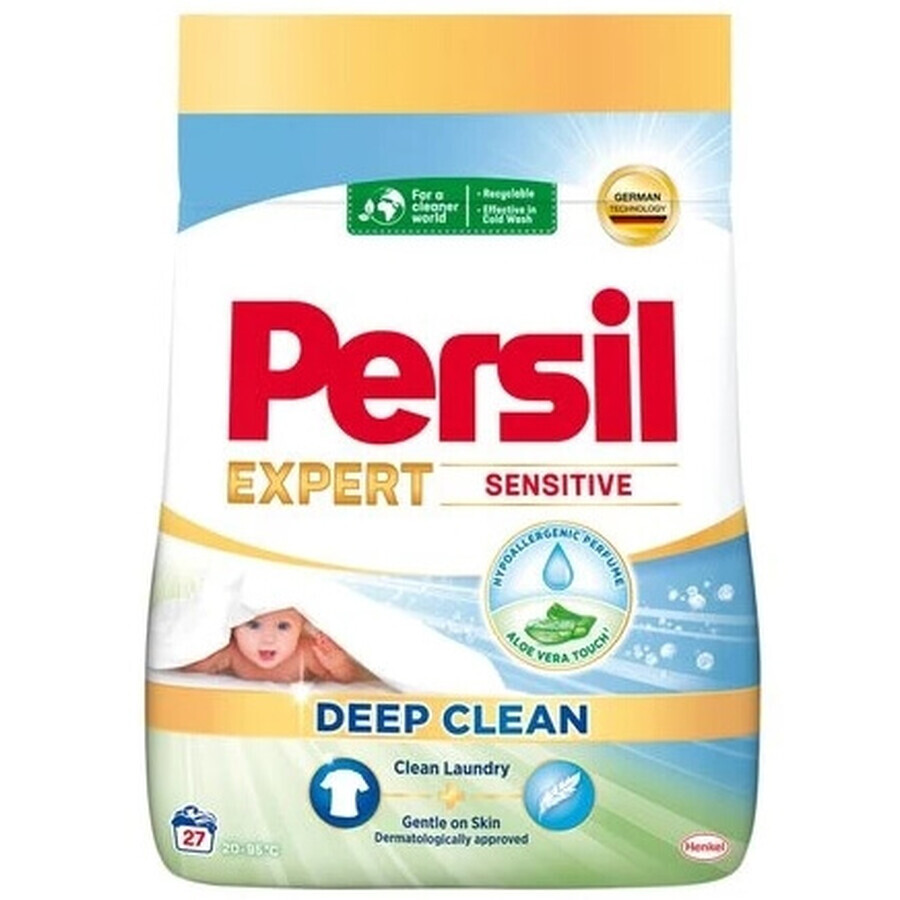 Persil Expert Sensitive, white washing powder, 1.49 kg
