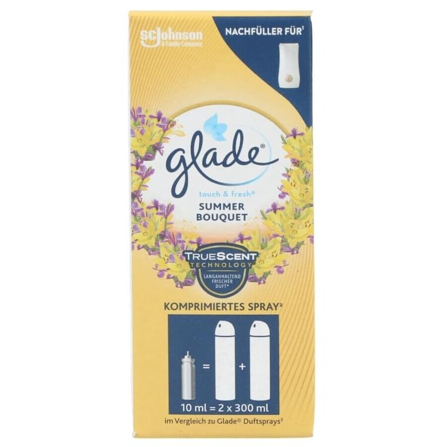 Glade, Mini cartouche respiratoire, Bouquet d'été, 10 ml