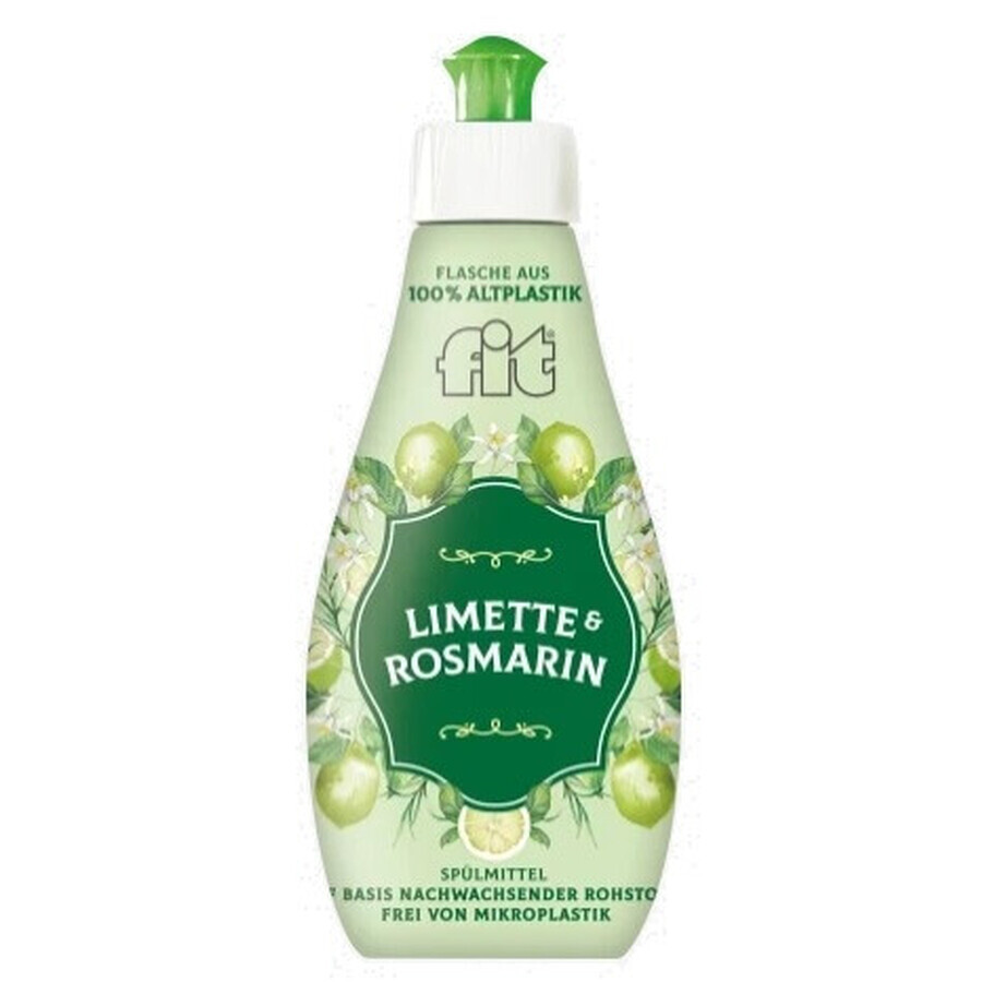 Liquide vaisselle Fit, citron vert et romarin, 400 ml
