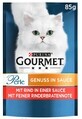 Purina, Gourmet Pearls, nourriture humide pour chats, bœuf en sauce avec saveur de r&#244;ti de bœuf, 85g
