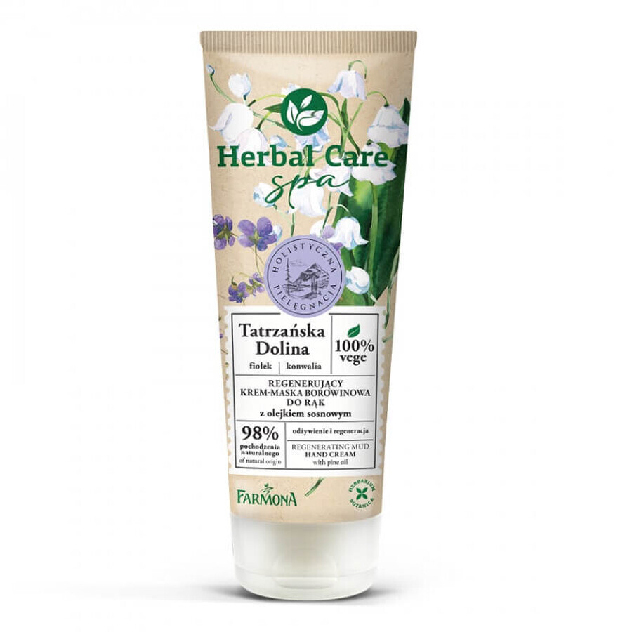 Farmona Herbal Care Spa Regenerujcy krem-maska borowinowa do rk Tatrzaska Dolina, 100ml