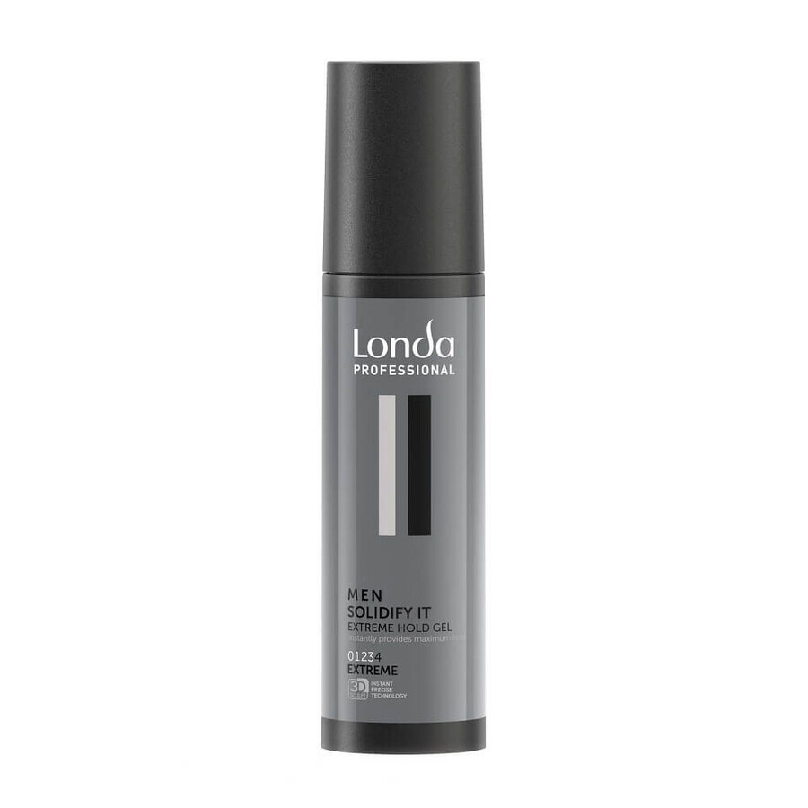 Londa Professional Men Solidify It Extreme Hold Hair Gel Extreme Hold Hair Gel for Men 100 ml