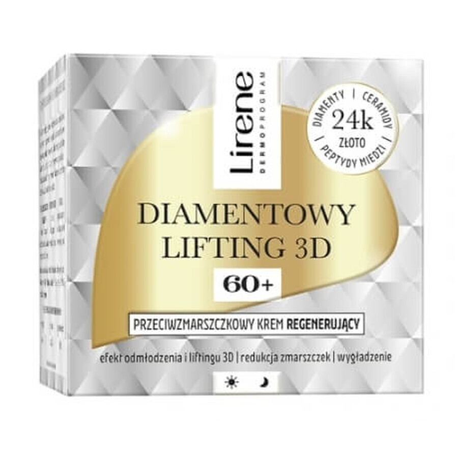 Lirene Anti-Wrinkle Regenerating Cream 60+ Diamond Lifting 3D, 50 ml