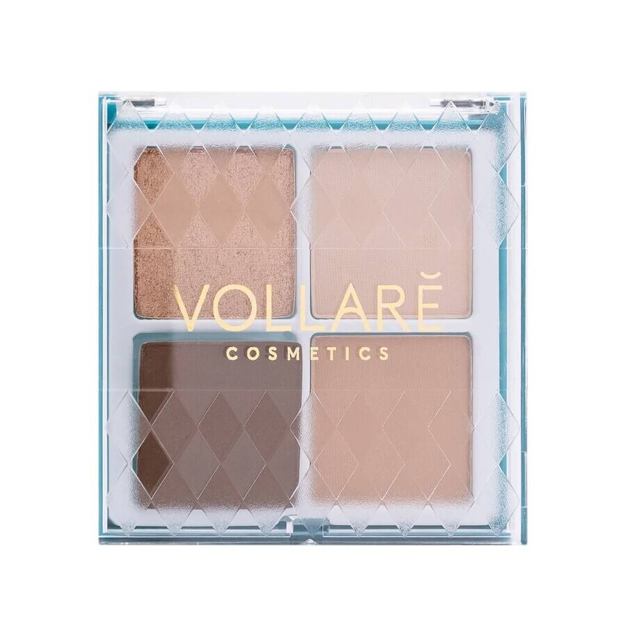 Shop Vollare Crystal Crystal Clear Sand Lidschattenpalette, 4.8g Vollare Crystal Crystal Clear Sand Lidschattenpalette, 4.8g