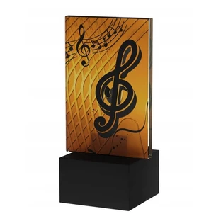 Min-Line Ambra, Trophée en verre - Musique, AG1-12/MUS