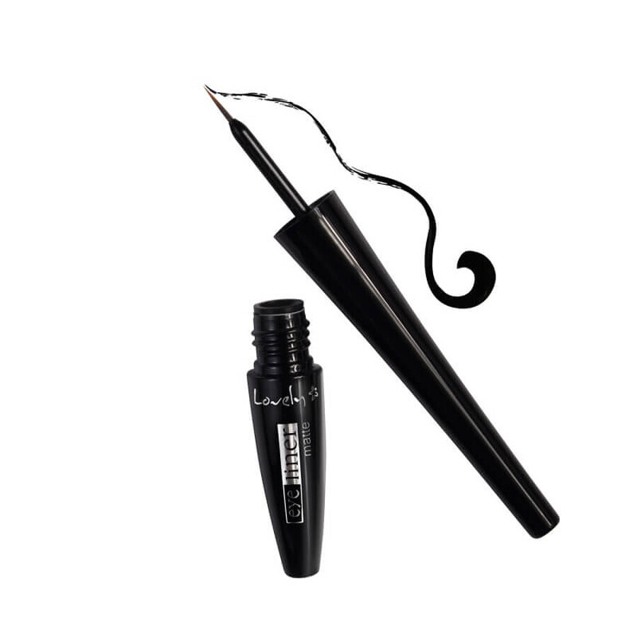 Lovely Matte Eyeliner negru, 2g