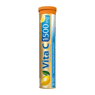 Vita C 1500mg sabor naranja, 20 comprimidos efervescentes