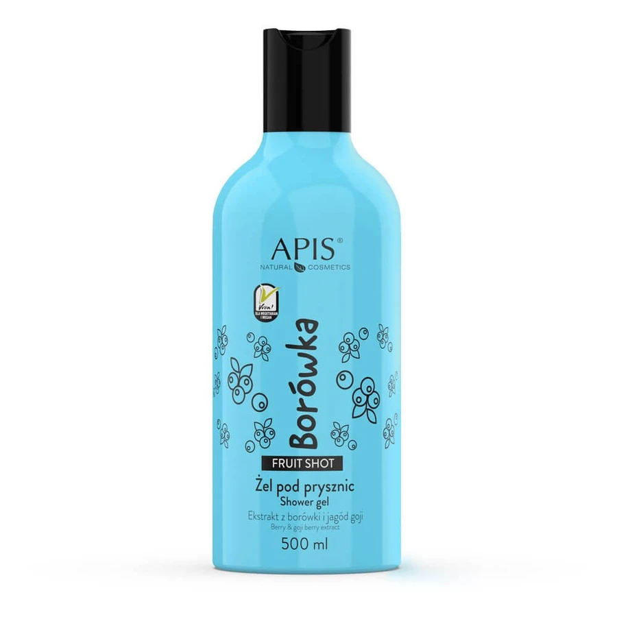 Gel de Ducha Apis Fruit Shot Arándanos, 500ml