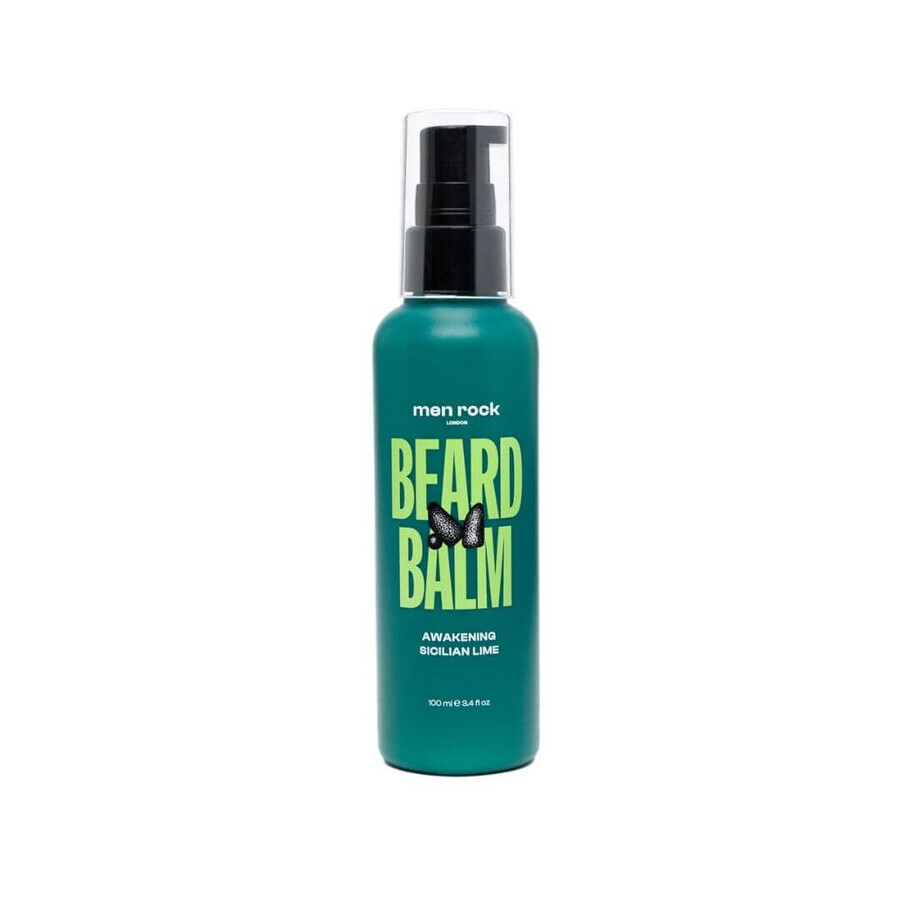 Balsam pentru barbă MenRock Awakening Sicilian Lime and Caffeine, 100ml