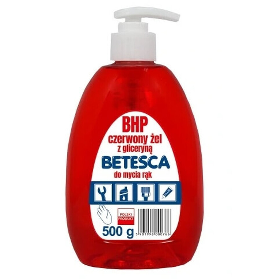 Betesca BHP Red el with glycerine for washing, 500g