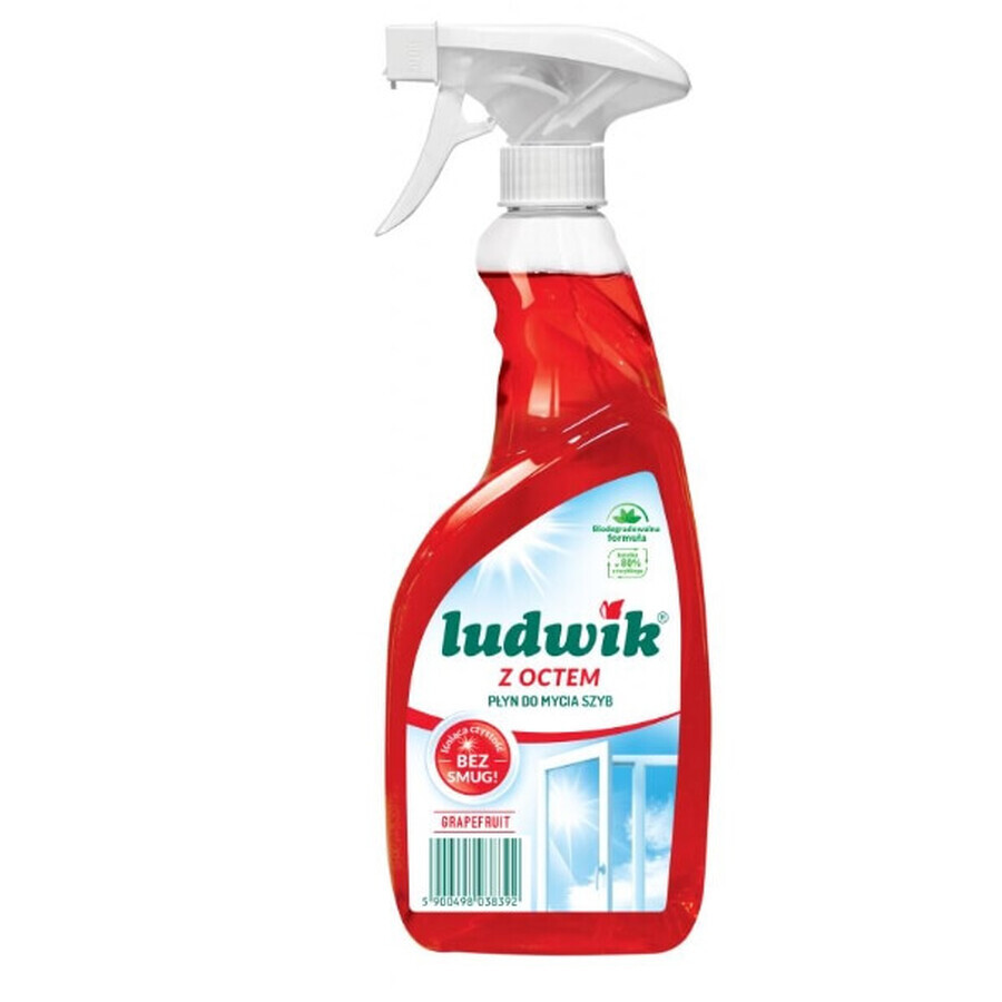 Ludwik Grapefruit window cleaning liquid, 600 ml