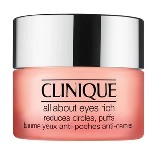 Clinique All About Eyes Augencreme zur Reduzierung von feinen Linien, Falten, Augenringen und Fältchen, 15ml
