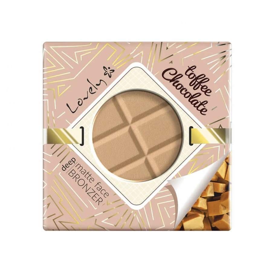 Lovely Toffee Chocolate Deep Chocolate Lovely Toffee Deep Chocolate Matte Face & Body Powder, 9g