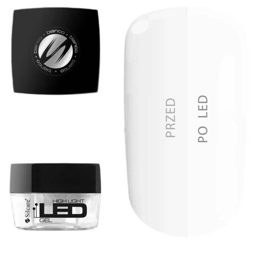 Esmalte de uñas monofásico Silcare Bianco, 30g