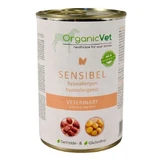 OrganicVet, Volaille, nourriture humide hypoallergénique pour chiens, 400 g