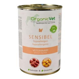 OrganicVet, Aves, Hipoalergénico comida húmeda para perros, 400 g