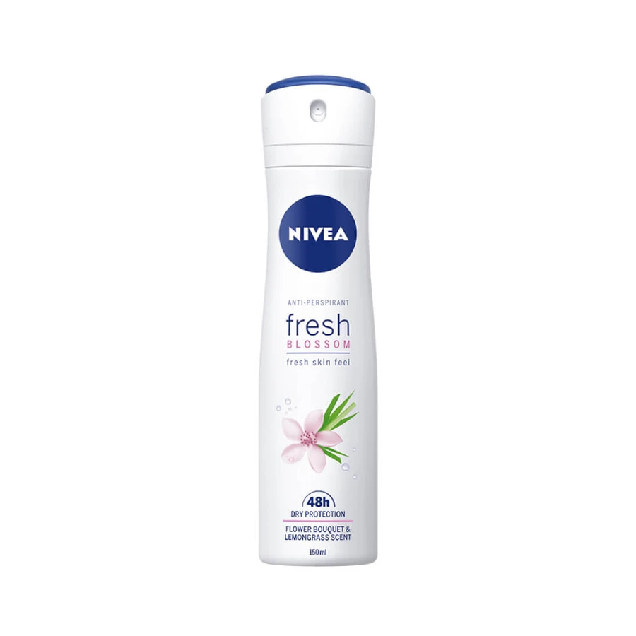Nivea Verse Bloesem Antitranspiratiespray, 150ml