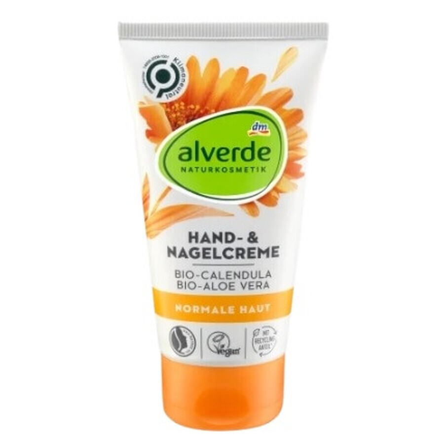Alverde, Cremă de Calendula și Aloe Vera, 75 ml