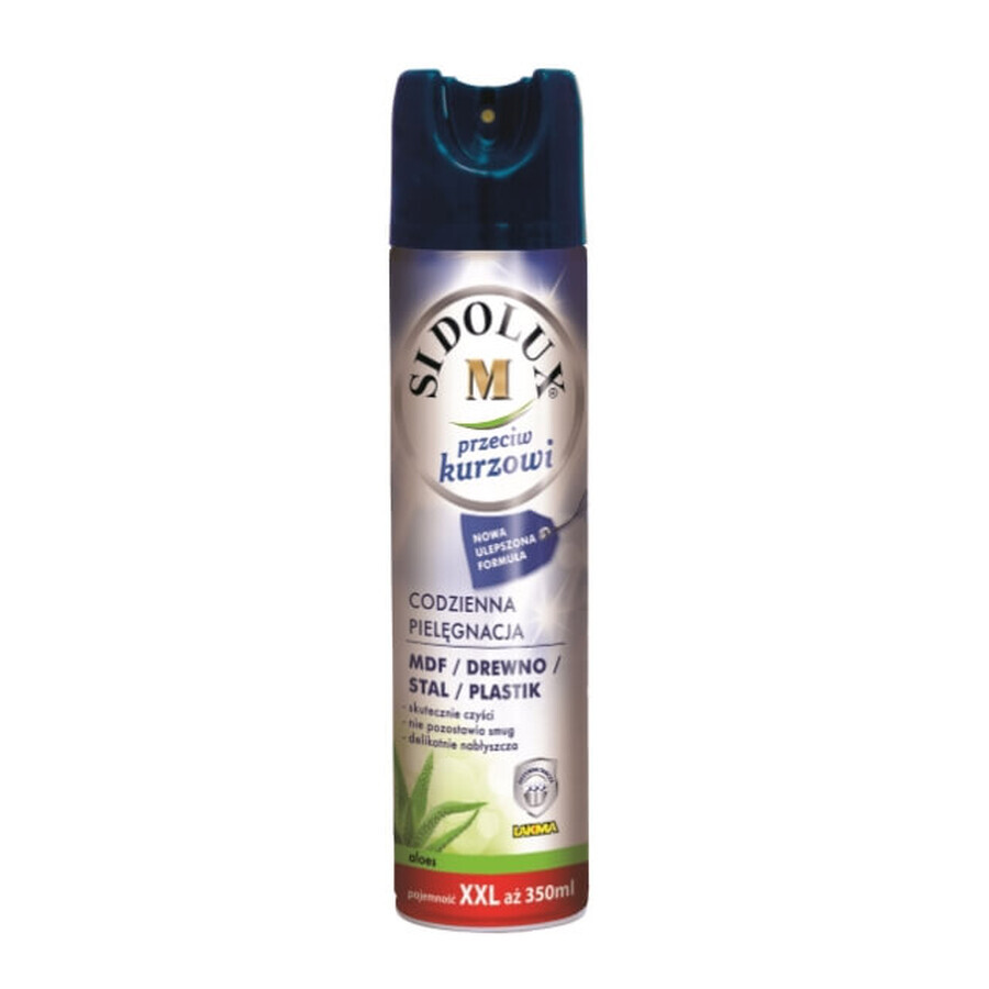 Sidolux M, anti-dust spray for furniture, aloe vera, 350 ml