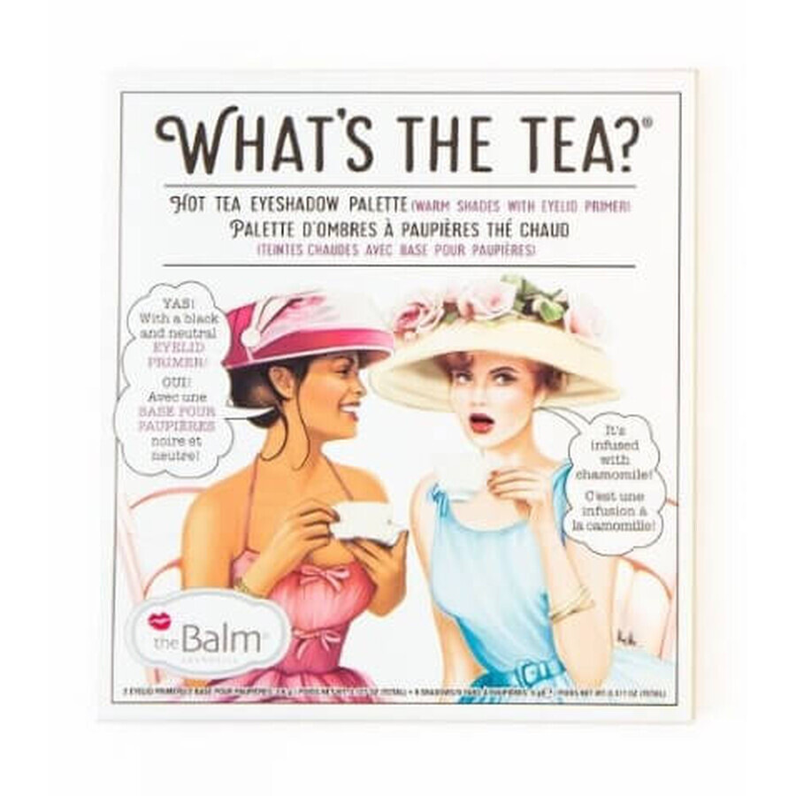 The Balm, Oogschaduwpalette, Whats the Tea, Hete thee, 9g