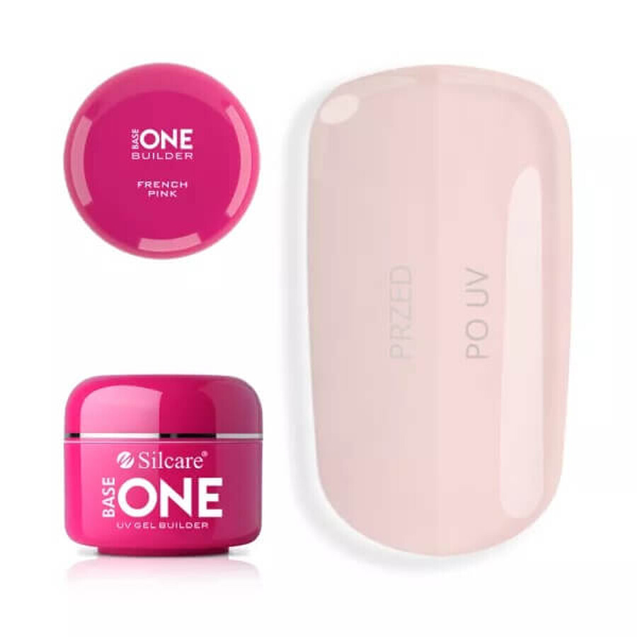 Cumpără Silcare Base One French Pink întăritor de unghii, 100g Silcare Base One French Pink întăritor de unghii, 100g