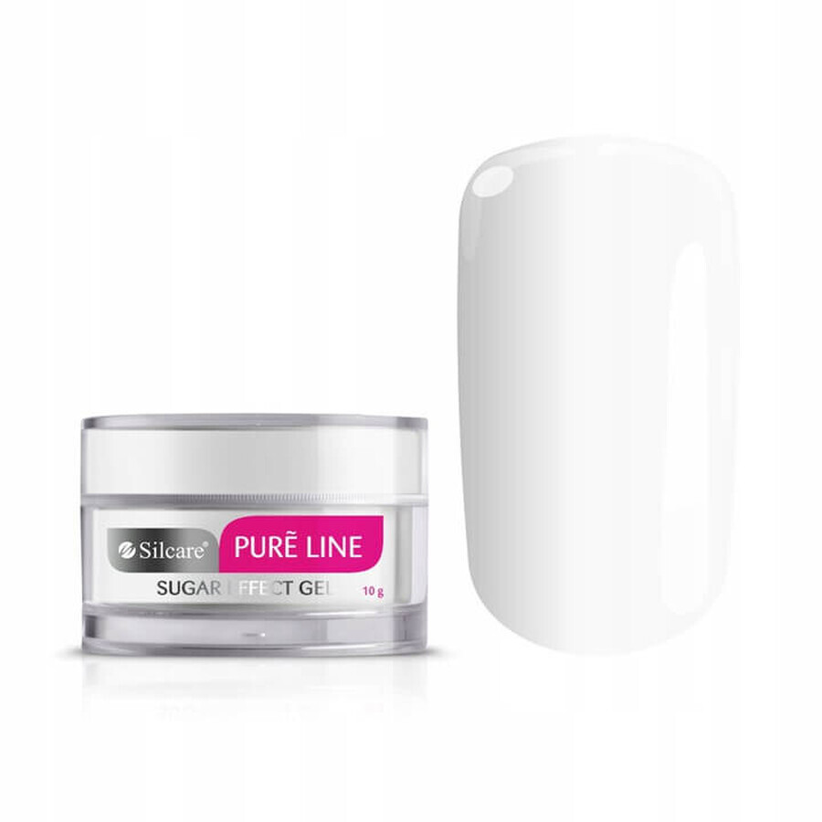 Buy Silcare Pure Line Sugar Effect Gel el to zdobie White, 10g Silcare Pure Line Sugar Effect Gel el to zdobie White, 10g