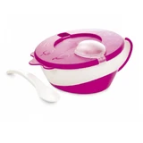 Canpol, Bol con plato, rosa, 31/406, 1 ud.