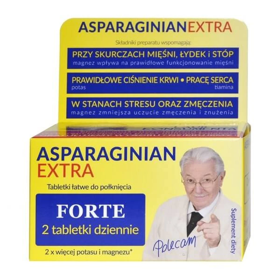 Asparaginian Extra Forte Magnesium Kalium Aspartaat, 75 tabletten